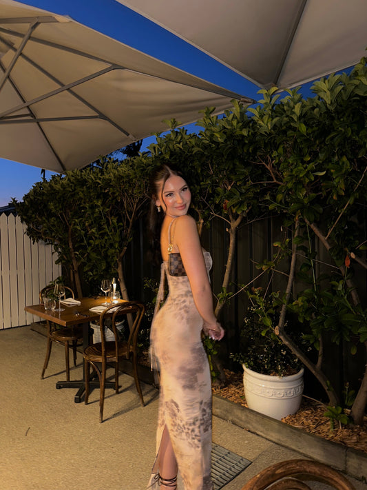 House of CB Aiza Print Dress