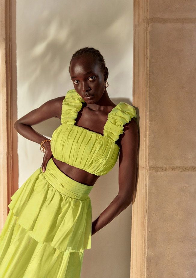 Aje Medina Set Lime
